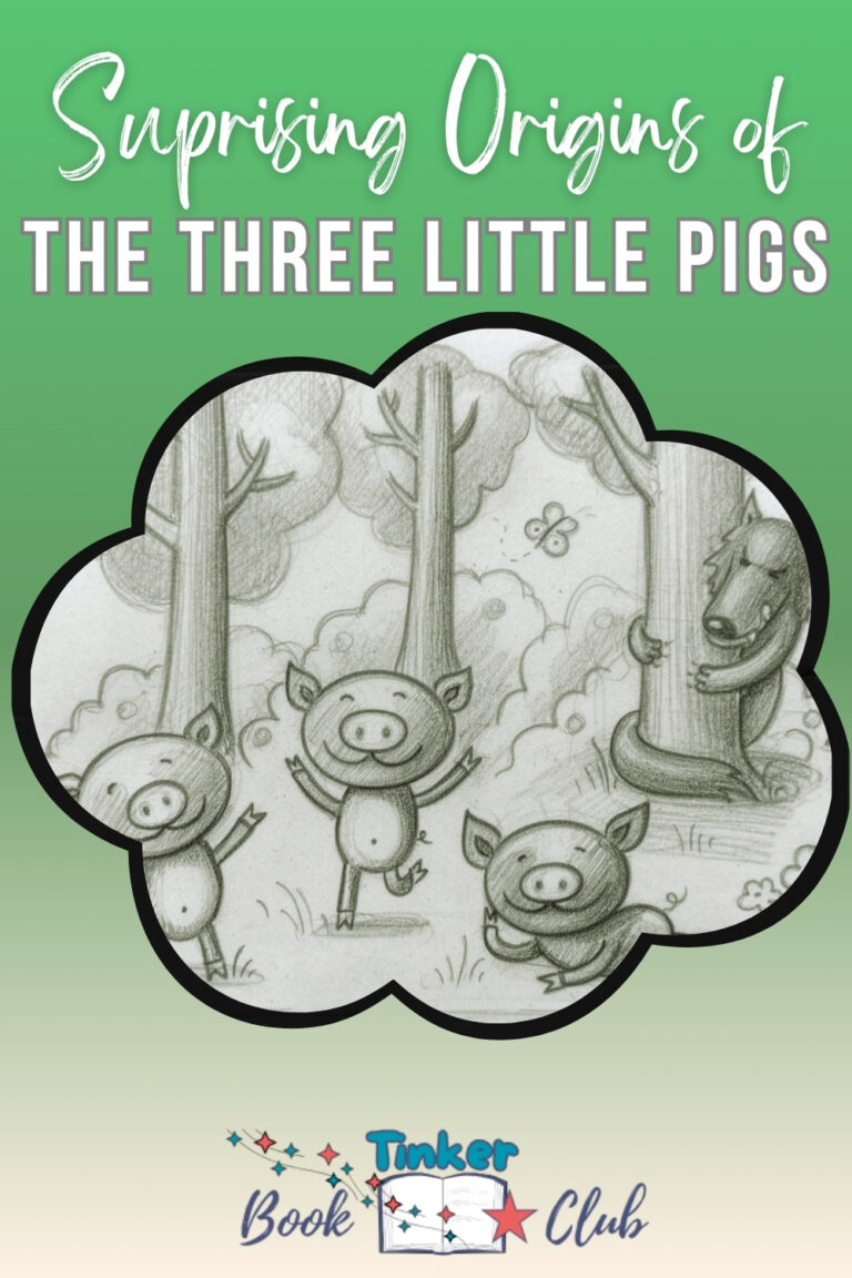 Pinterest Pin Image: The Surprising Origins of The Three Little Pigs