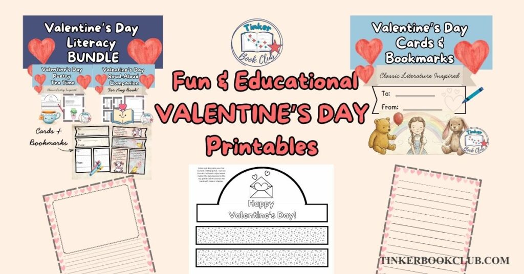 Tinker Book Club Valentine's Day Printables