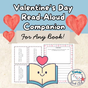 Valentine's Day Read Aloud Companion for Any Book TPT Cover Image