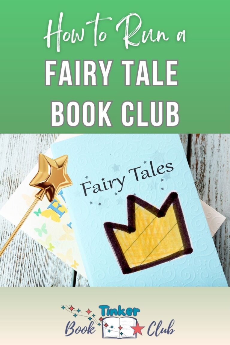 Pinterest Pin Image: How to Run a Fairy Tale Book Club