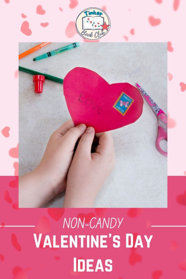 Non-Candy Valentine's Day Ideas Pinterest Pin Image